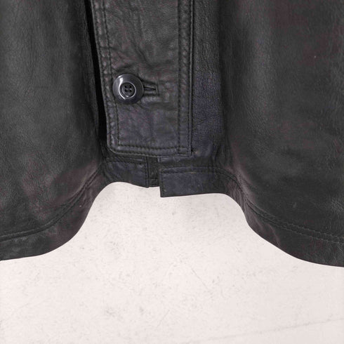 NOUBELLE lamb leather 裏地総柄 レザーカーコート メンズ JPN:L