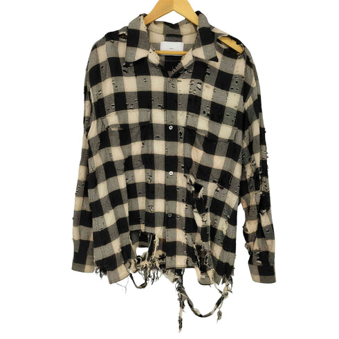 シュガーヒル SUGARHILL 23SS DESTRRESSED OMBRE PLAID BLOUSE メンズ JPN:0