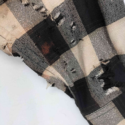 シュガーヒル SUGARHILL 23SS DESTRRESSED OMBRE PLAID BLOUSE メンズ JPN:0