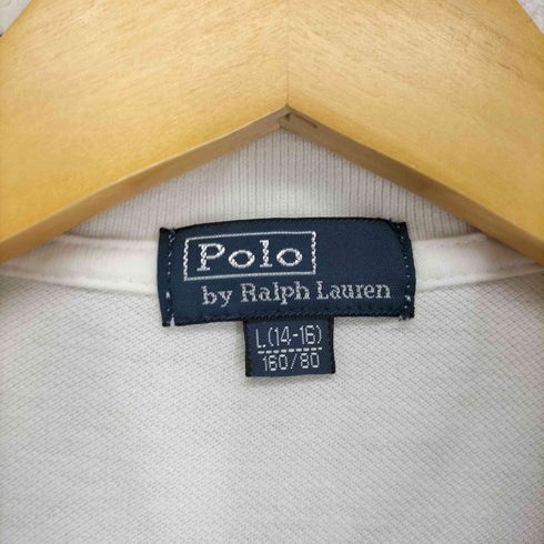 ポロバイラルフローレン Polo by RALPH LAUREN ビッグポニー ナンバリング S/S ポロシャツ レディース L 160/80