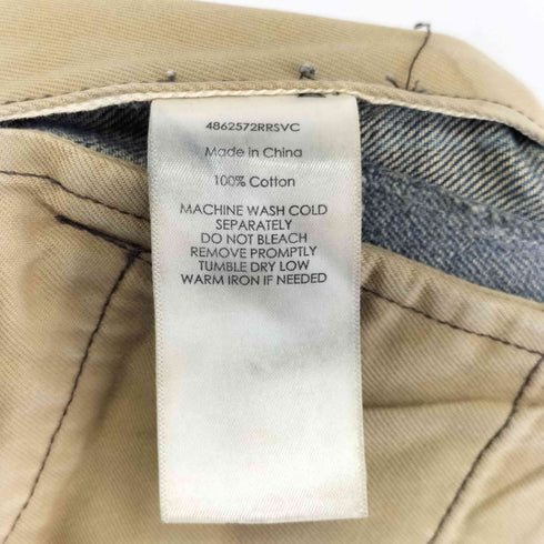 ダブルアールエルラルフローレン RRL RALPH LAUREN LOT R06 シンチバック ダメージリペア加工 デニムパンツ メンズ