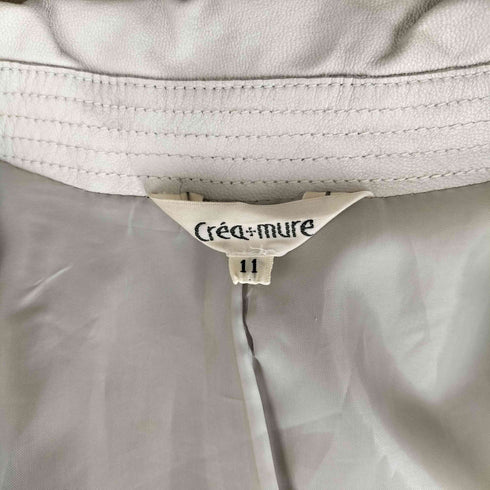 Crea Mure goat leather レザーテーラードジャケット レディース JPN:11号