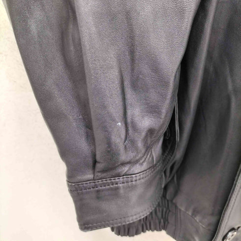 STRATHCONAR lamb leather 裏地総柄 比翼レザーブルゾン メンズ JPN:L