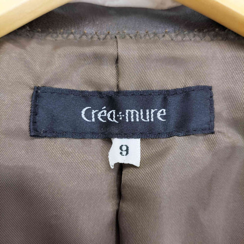 Crea Mure pig leather レザーテーラードジャケット Y2K レディース JPN:9号