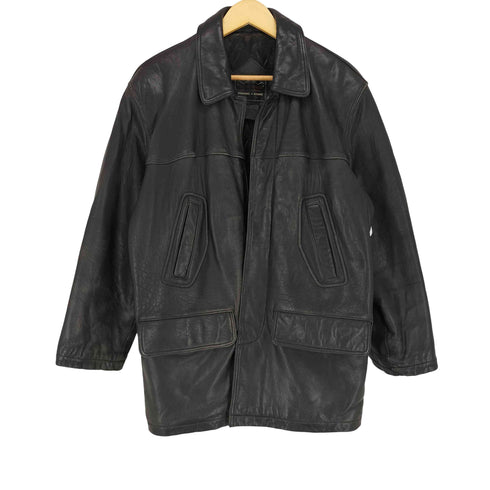 WING WHIR lamb leather 裏地キルティング レザージャケット メンズ JPN:M