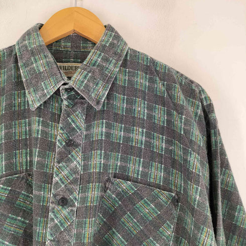 WILDERNESS L/S プリント ネルシャツ プリネル メンズ JPN:XL