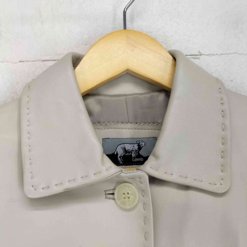 ベルッチ bellucci lamb leather ラムレザージャケット レディース JPN:L