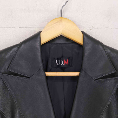 V.O.M lamb leather リアルレザーコート レディース