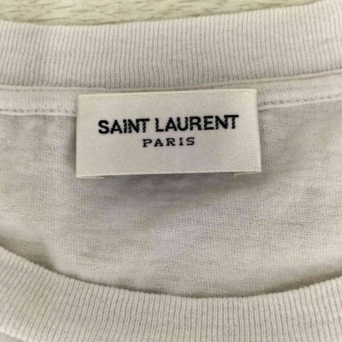 サンローランパリ SAINT LAURENT PARIS Logo print tee メンズ L