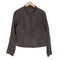 goatskin ゴートレザー ヤギ革 レザー ジップ ジャケット レディース JPN:XL