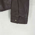 goatskin ゴートレザー ヤギ革 レザー ジップ ジャケット レディース JPN:XL