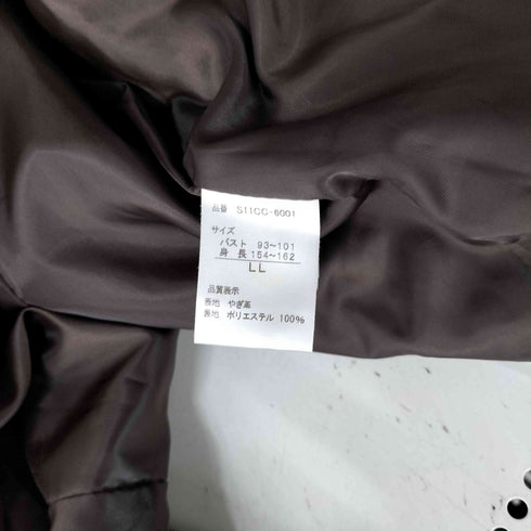 goatskin ゴートレザー ヤギ革 レザー ジップ ジャケット レディース JPN:XL