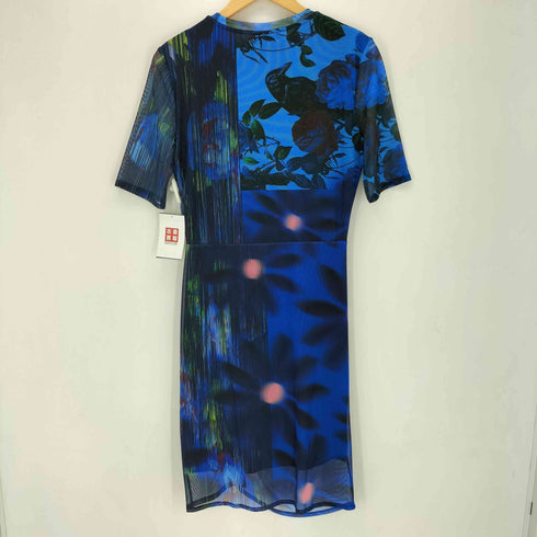 デシグアル Desigual 花柄 シアーワンピース レディース M