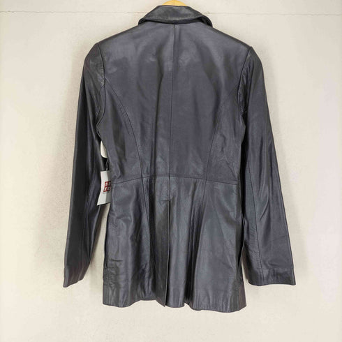 CROSS STAGE cow leather リアルレザージャケット パール加工 レディース