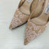 ジミーチュウ JIMMY CHOO MADE IN ITALY 総柄レース ヒールパンプス レディース 37