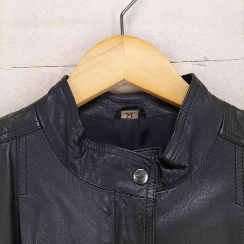 MYLENE cow leather スタンドカラー レザーブルゾン レディース JPN:M