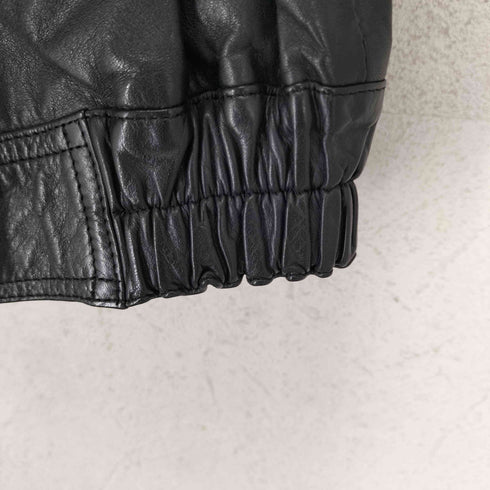 MYLENE cow leather スタンドカラー レザーブルゾン レディース JPN:M