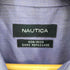ノーティカ NAUTICA NON-IRON SANS REPASSAGE ヘリンボーン ワイドシルエット シャツ メンズ 17 34/35