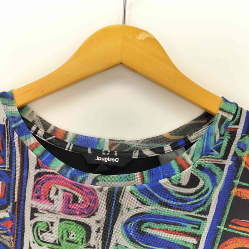 デシグアル Desigual チュール スリム ショートワンピース レディース M