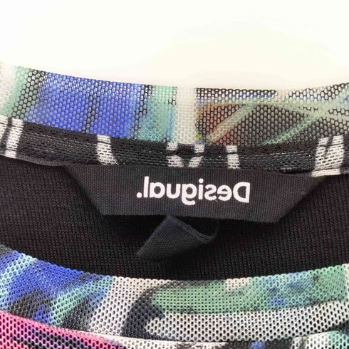 デシグアル Desigual チュール スリム ショートワンピース レディース M