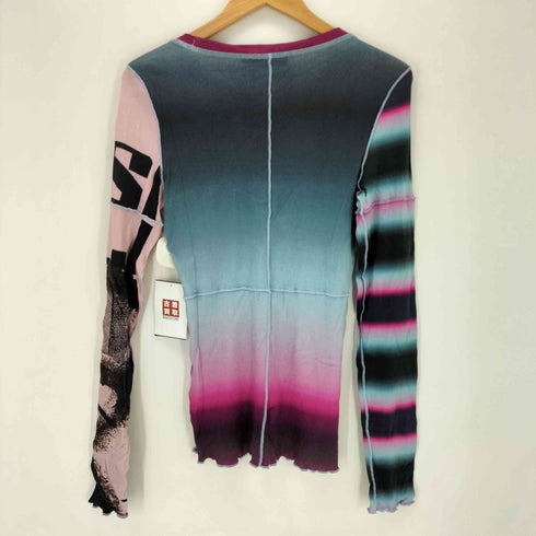 デシグアル Desigual タイダイパッチワーク Tシャツ レディース L