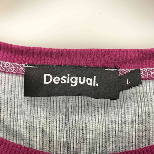 デシグアル Desigual タイダイパッチワーク Tシャツ レディース L