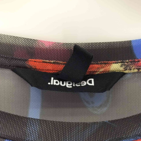 デシグアル Desigual 花柄 スリムショートTシャツ レディース M
