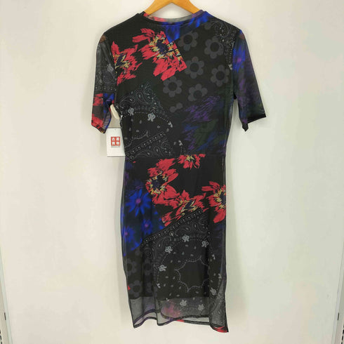 デシグアル Desigual 総柄 S/S シアーワンピース レディース M