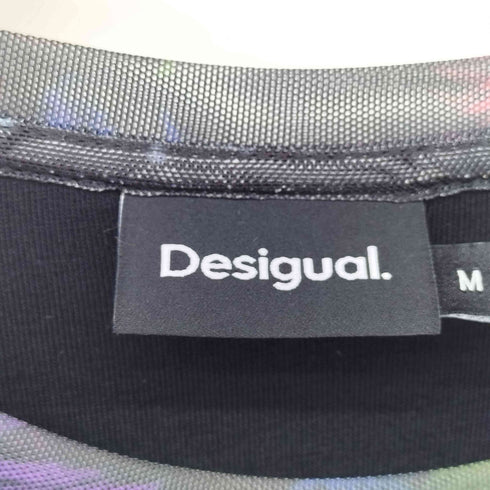 デシグアル Desigual 総柄 S/S シアーワンピース レディース M