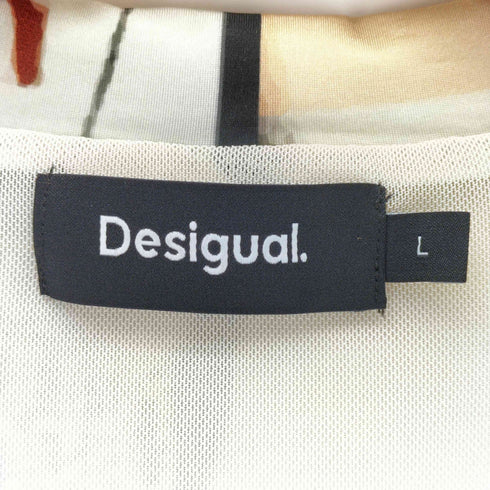 デシグアル Desigual ラクロワ アートコラージュプリント シャツ レディース L