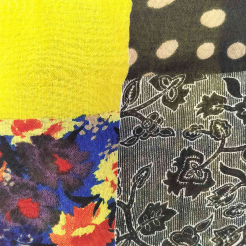 デシグアル Desigual マルチカラー 総柄スカーフ レディース