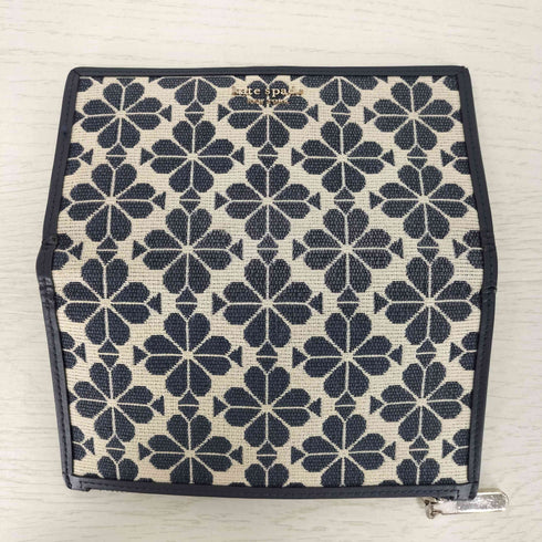 ケイトスペードニューヨーク kate spade NEW YORK フラワー ジャカード ジップ スリム ウォレット レディース