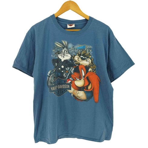 ハーレーダビッドソン HARLEY-DAVIDSON キャラクタープリント Tシャツ メンズ L