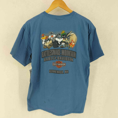 ハーレーダビッドソン HARLEY-DAVIDSON キャラクタープリント Tシャツ メンズ L