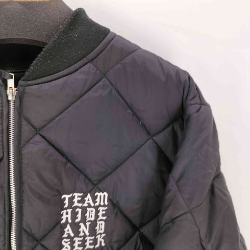 ハイドアンドシーク HIDE AND SEEK NYLON QUILTING JACKET メンズ M