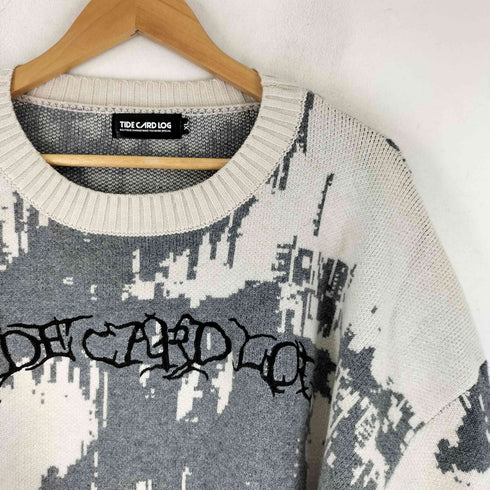 TIDE CARD LOG グラフィックニット メンズ JPN:XL