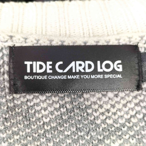 TIDE CARD LOG グラフィックニット メンズ JPN:XL