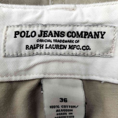 ポロジーンズカンパニーラルフローレン POLO JEANS COMPANY RALPH LAUREN ワイド フロントポケット ワーク チノショーツ メンズ FR:36-38