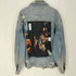 ザラ ZARA パッチワーク加工 ダメージ デニム ジャケット メンズ import:L