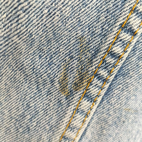 ザラ ZARA パッチワーク加工 ダメージ デニム ジャケット メンズ import:L