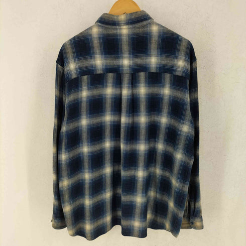 ラディアル RADIALL MACKTEN -REGULAR COLLARED SHIRT L/S オンブレチェックシャツ メンズ M
