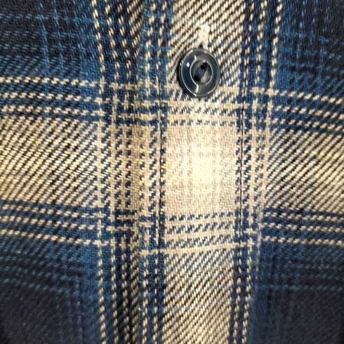 ラディアル RADIALL MACKTEN -REGULAR COLLARED SHIRT L/S オンブレチェックシャツ メンズ M