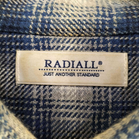 ラディアル RADIALL MACKTEN -REGULAR COLLARED SHIRT L/S オンブレチェックシャツ メンズ M