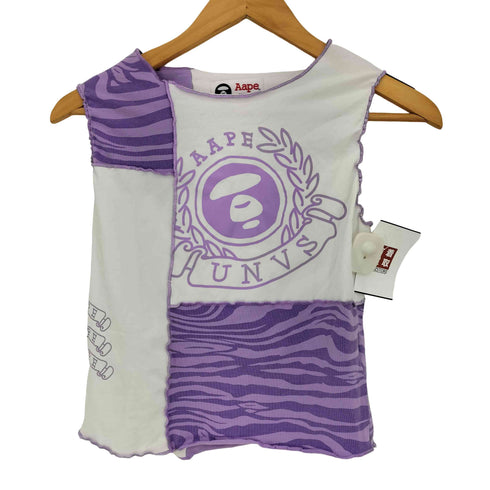 エーエイプバイアベイシングエイプ AAPE BY A BATHING APE MOONFACE TANK TOP レディース JPN:S