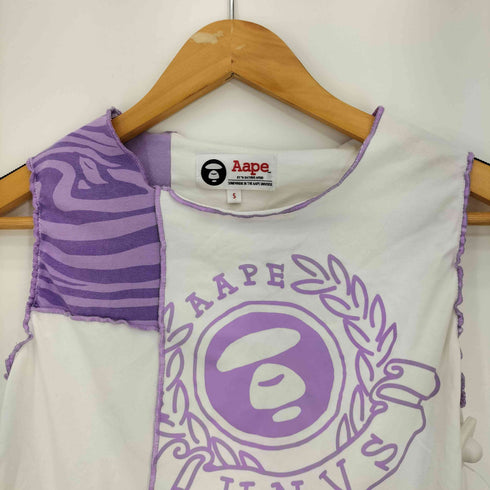 エーエイプバイアベイシングエイプ AAPE BY A BATHING APE MOONFACE TANK TOP レディース JPN:S