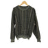 arnaldo bassini 総柄 クルーネック 長袖 ニット メンズ import:M