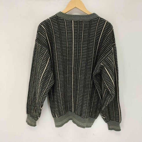 arnaldo bassini 総柄 クルーネック 長袖 ニット メンズ import:M