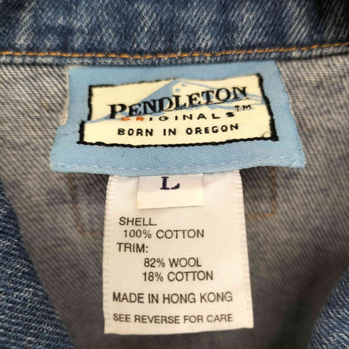 ペンドルトン PENDLETON 90-00s originals デニムベスト レディース import:L