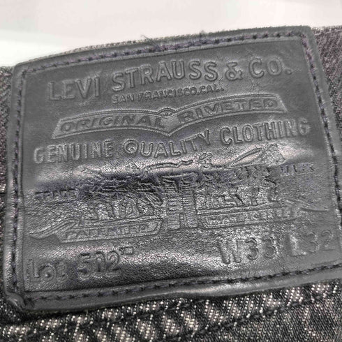 リーバイス Levis PREMIUM 502 テーパードフィット ジーンズ ブラック メンズ US:32-33