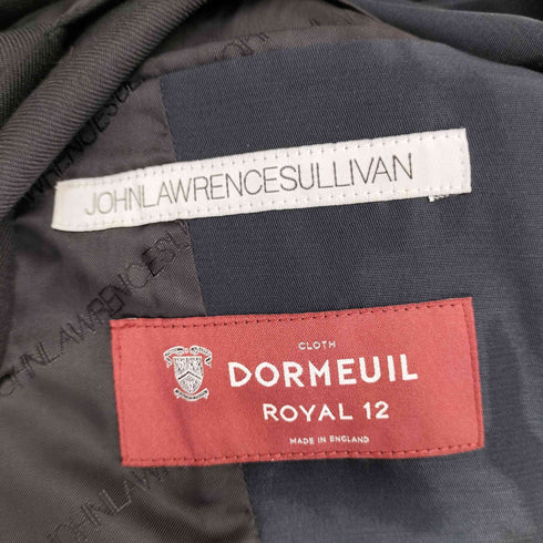 ジョンローレンスサリバン JOHN LAWRENCE SULLIVAN MADE IN JAPAN DORMEUIL 異素材ドッキング 変形テーラードジャケット ポンチョ メンズ import:M